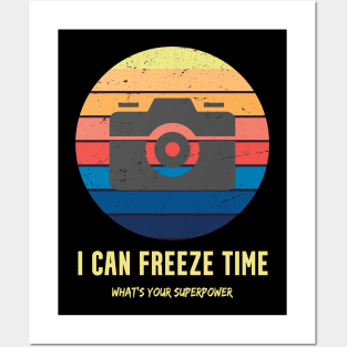 i can freeze time what's your superpower Posters and Art